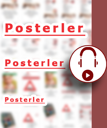 Sesli Betimleme İlk Yardım Posterleri